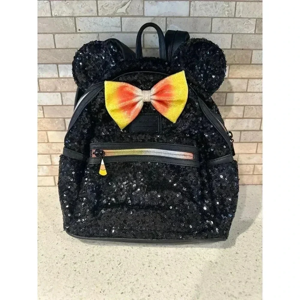 Rare ❤️ Disney parks candy corn loungefly mini backpack‎  bj